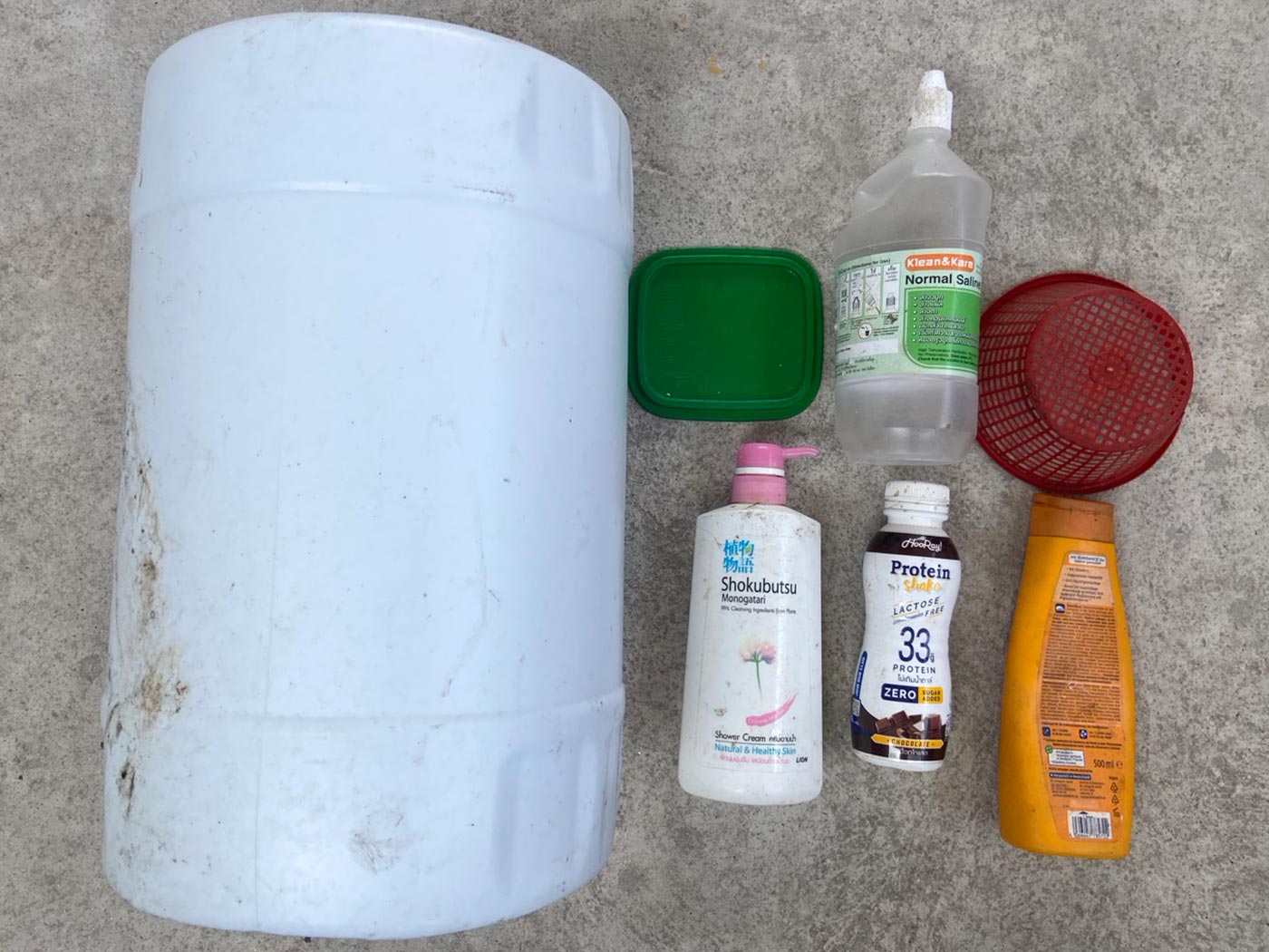 Mixed-Color PP, HDPE Plastics **